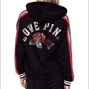 *RARE* VS PINK Bling Rose Hoodie